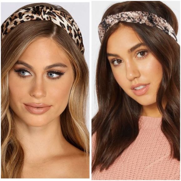 Animal print twist knot headbands - Picture 2 of 4
